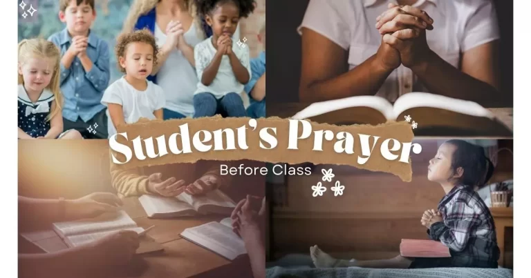 Prayer Before Class